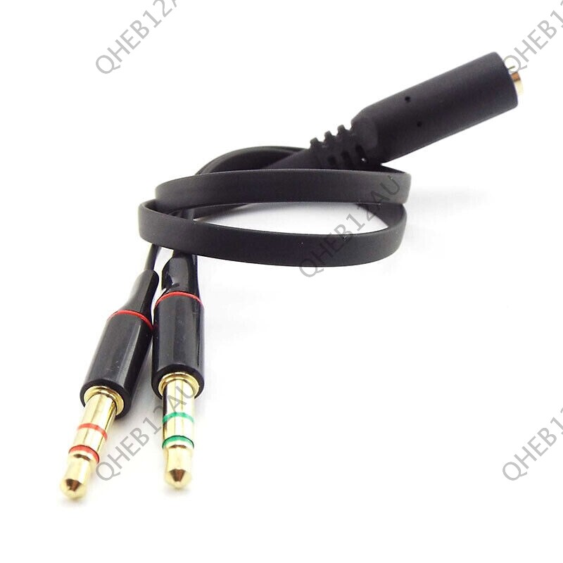 Cavo splitter per cuffie per PC con jack da 3,5 mm, adattatore