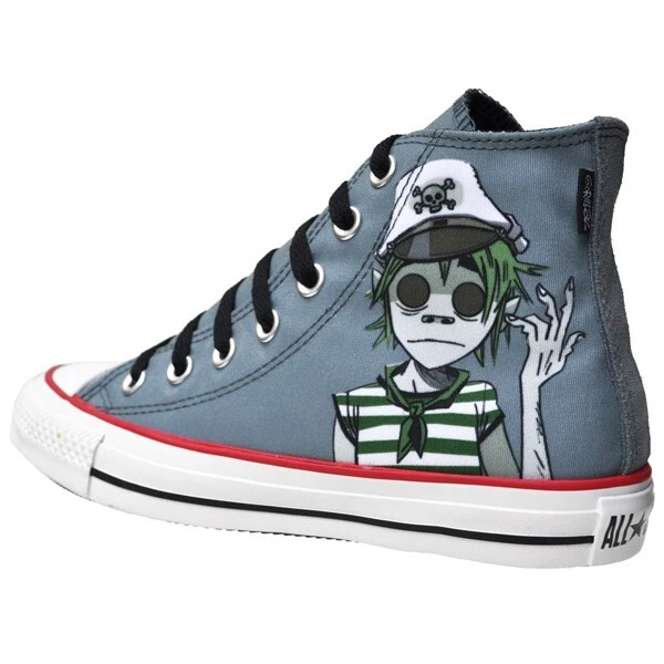 Converse EU 35 UK 3 Chucks GORILLAZ Edizione Musicale Nera Collezionista Grigia - Image 3 of 3