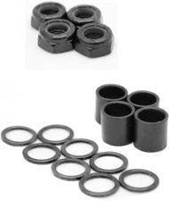 Skateboard Truck Speed Kit Axle Washers/Nuts/Spacers for Bear
