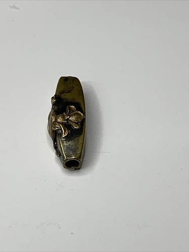 Antique Ojime Gold Pomegranate Bead Meiji Japan Netsuke Inro Mixed Metals - Picture 5 of 8