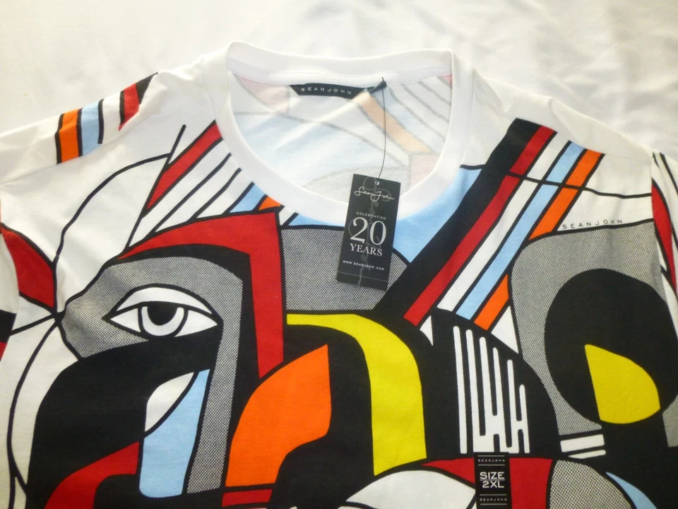 Camiseta Hip-hop Vintage Gráfica Sean John Años 90 Talla 2 X- Grande - Nueva con Etiquetas Ultra Rara Foto 2 de 4