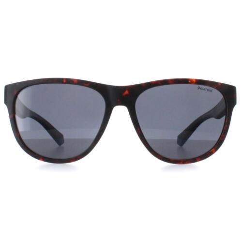 Polaroid Sunglasses PLD 2156/S HGC C3 Matte Havana Blue Gray Polarized