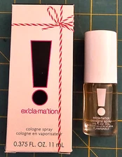 Exclamation By Coty For Women Cologne Spray 0.375oz New