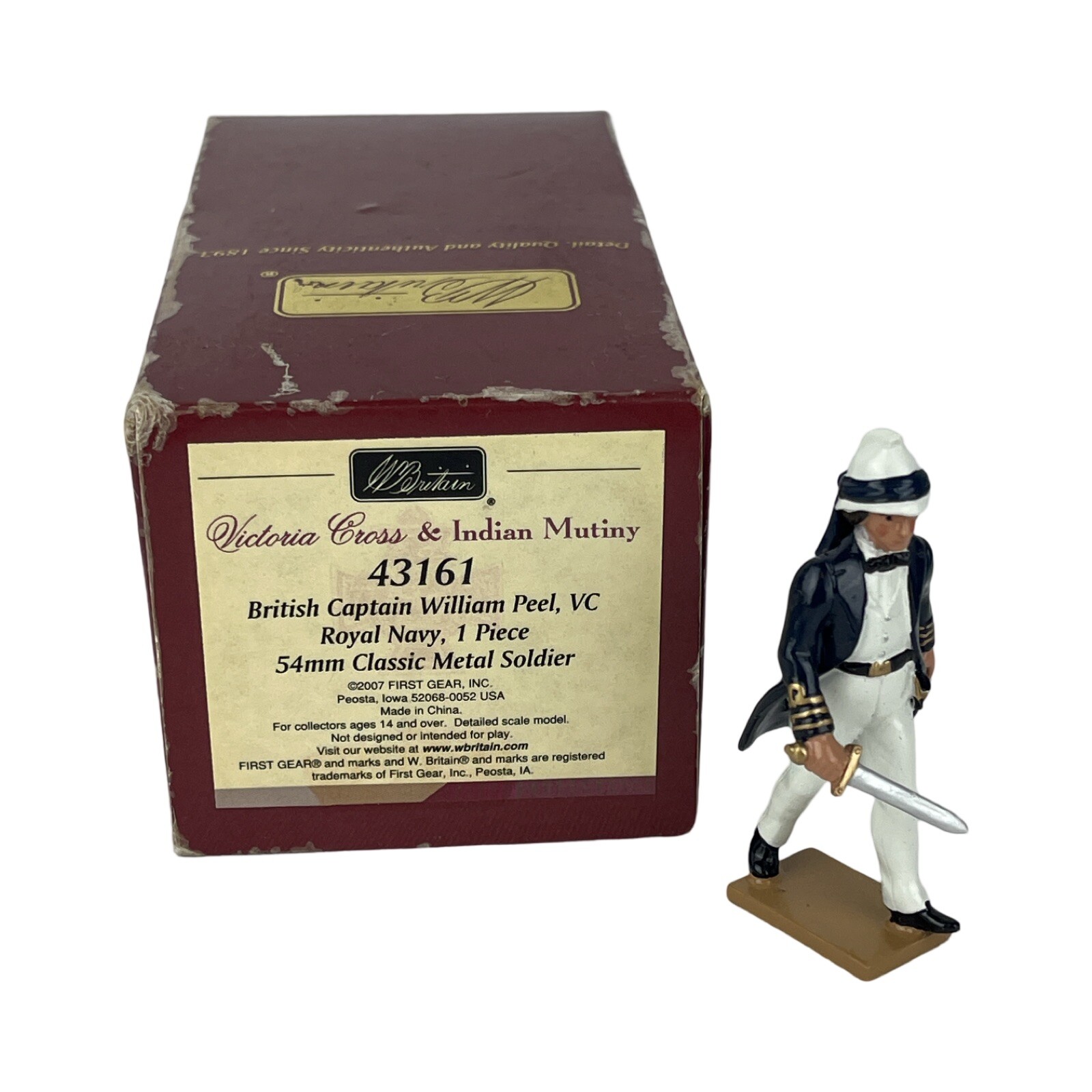W Britain Indian Mutiny 43161 Captain William Peel VC Royal Navy NEW