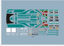1/24 decalcomanie PEUGEOT 405T16GR 89 PARIS-DAKAR per modellino auto (63926)