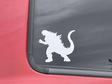 Godzilla Walking die-cut car window sticker decal. Buy 2 get 1 free offer 