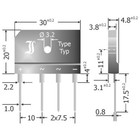 GBI25A Diotec Pont Redresseur Diode 25A 50V