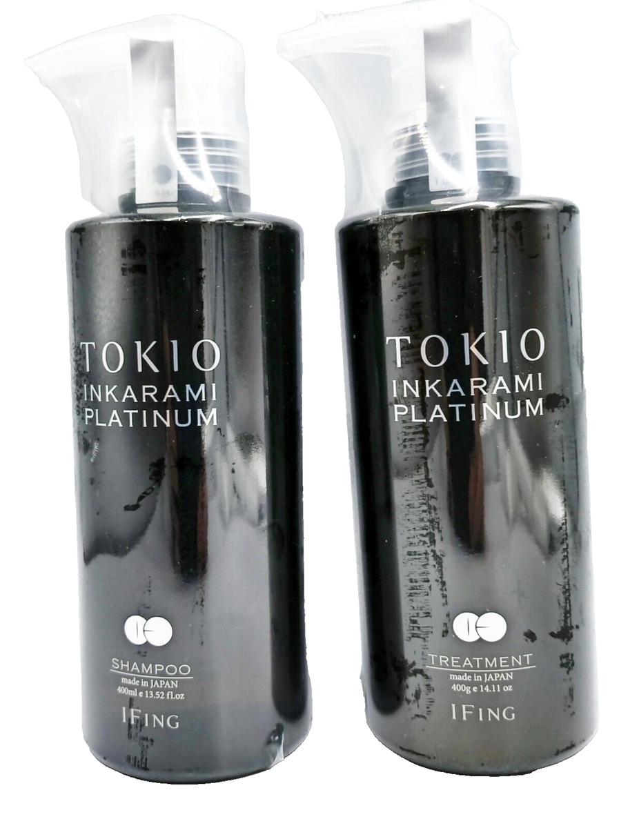 TOKIO IE Inkarami Platinum Shampoo 400mL & Treatment 400g + Home