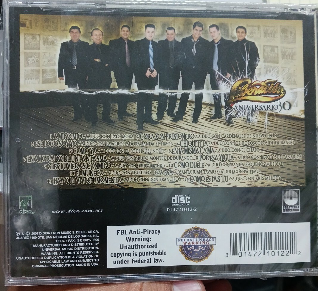 LIBERACION - 30 Aniversario Duetos - (CD, BRAND NEW/STILL SEALED