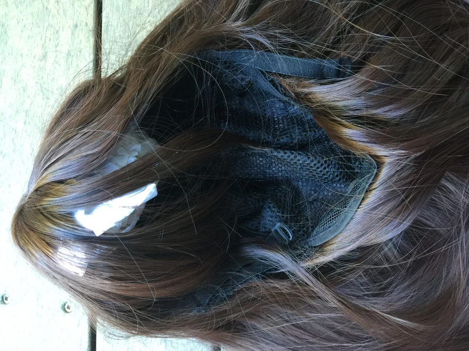 Women Girls Lady Natural Curl Fringe Cosplay Costume Party Long Full Hair Wigs  - Image 4 of 4