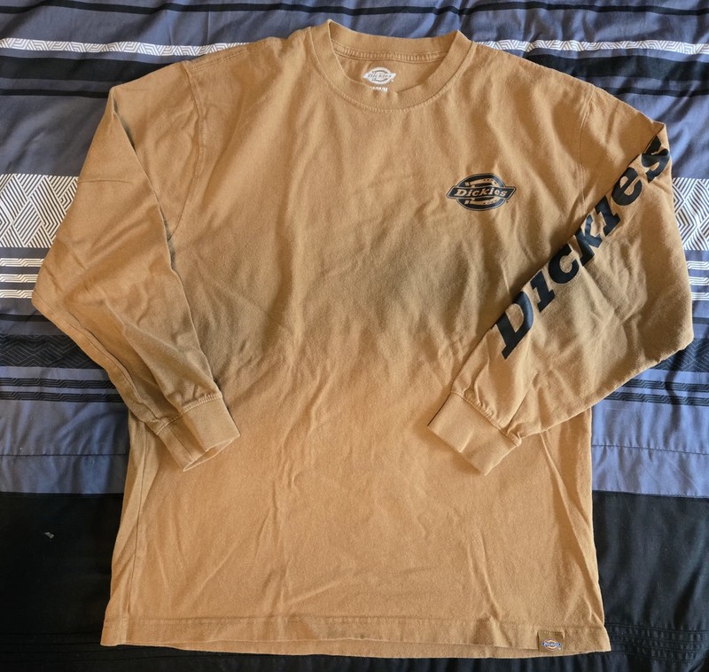 Dickies Mens Long-Sleeved Logo Shirt (M)