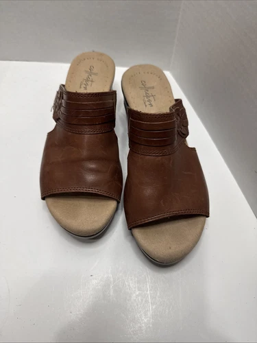 Collezione by Clarks Lynette Trudie Sandalo con zeppa in pelle 650401 J 6 5