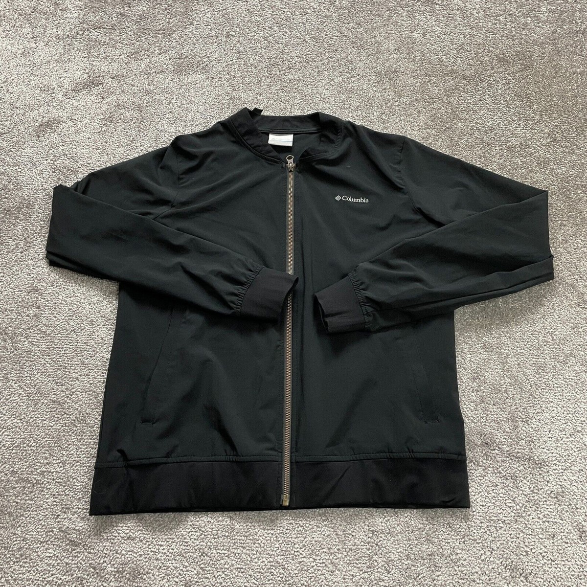 Columbia Marina Bay Omni Shield Bomber Jacket Womens Large Black