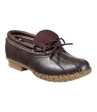 SALE !!! L.L.Bean Men's Bean Boots, Rubber Mocs Brown/Tan Opaque MEDIUM 🔥