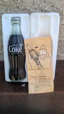Coca - Cola,  Radio Flasche AM/FM Empfang mit Beschriftung Englisch in OVP 1980