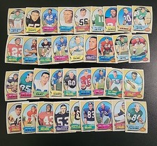1970 Topps Football Card Lot- 36 Different - W/ Gene Hickerson and More