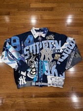 SUPREME JEFF HAMILTON NEW YORK YANKEES VARSITY JACKET Size L #157/226 Brand New