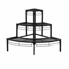 3-Tier Step Planter Holder Staircase design Flower Rack Space-Saving for