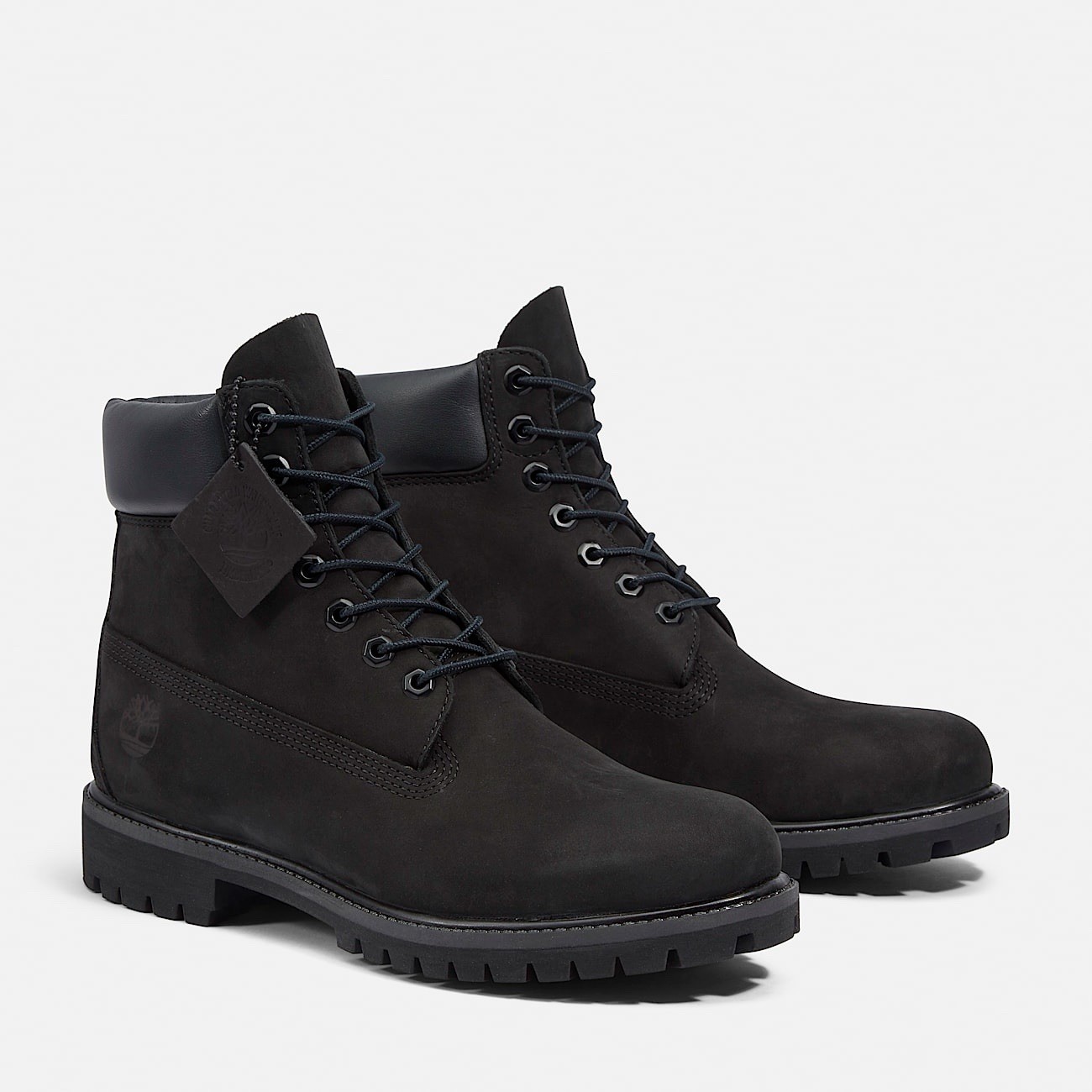 Mens Timberland 6-Inch Premium Black Waterproof Boot Size- 6 Women’s Size 8 New
