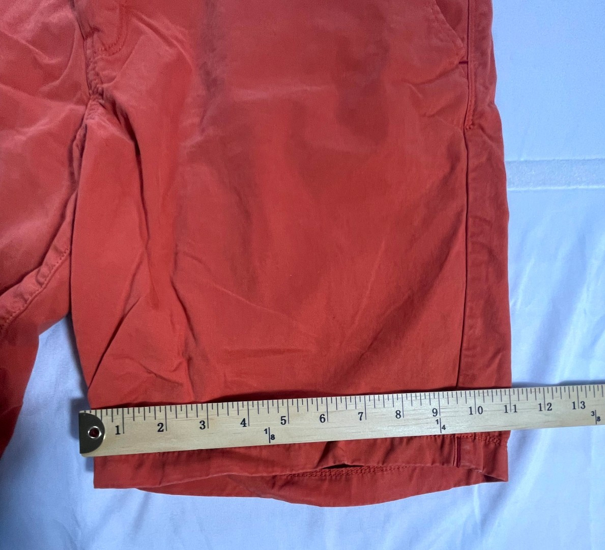 Michael Kors Chino Shorts Mens 38 Orange Cotton Stretch Mid Rise Casual Outdoor thumbnail 8