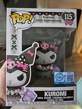 Figura Vinilo Funko Pop Sanrio Kuromi Con Bakú 20 Aniversario #115 Exclusivo