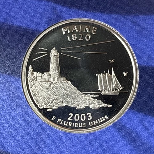 2003-S 50 State Quarters Maine Proof — photo from another recent sale