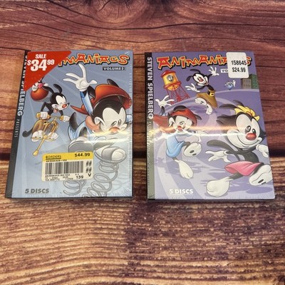 Animaniacs Volume 2 & 3 DVD Sealed 10 Disc Set Warner Bros Animated Series