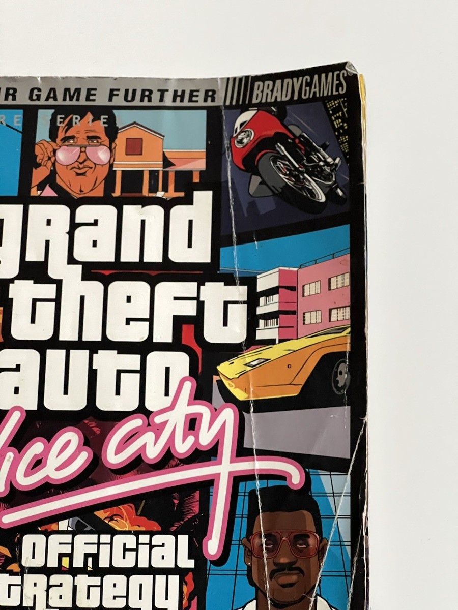 Guide De Stratégie GTA Vice City BradyGames - Édition Allemande 2002, Occasion