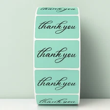 Thank You Stickers Labels for Small Business, Packaging stickers for small shop