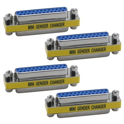 Antrader 4-Pack DB25 25 Pin Serial Port 25 Pin, (Female to Female)