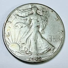 1945 D Walking Liberty Half Dollar - 90% silver - U.S. coin 50c #5454