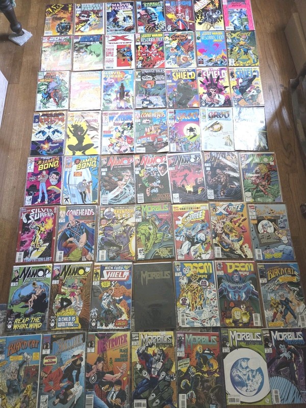 Big Marvel Comics Lot (57) Ghost Rider Wolverine Silver Surfer Spiderman Hulk