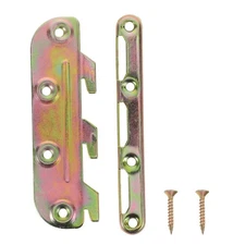  4 Sets Bed Frame Brackets for Headboard Rail Hooks Hardware Accessories