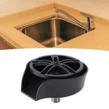 —Automatic Glass Rinser Stainless Steel Cup Washer Professional Rust Resistant