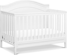 Charlie 4-In-1 Convertible Crib - GREENGUARD Gold Certified - Converts from Baby