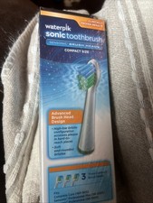 Waterpik Sonic Toothbrush Replacement Head SRRB-3W  Standard Size 6 Count