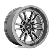 18x9 Fuel D789 Clash Gun Metal Wheel 6x5.5 1mm