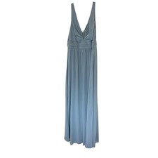 Lulus Light Blue Plunging Leading Role Formal Wedding Bridesmaid Maxi Dress XL