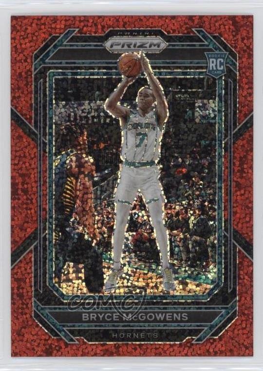 2022-23 Panini Prizm Red Sparkle Prizm Bryce McGowens #222 Rookie RC