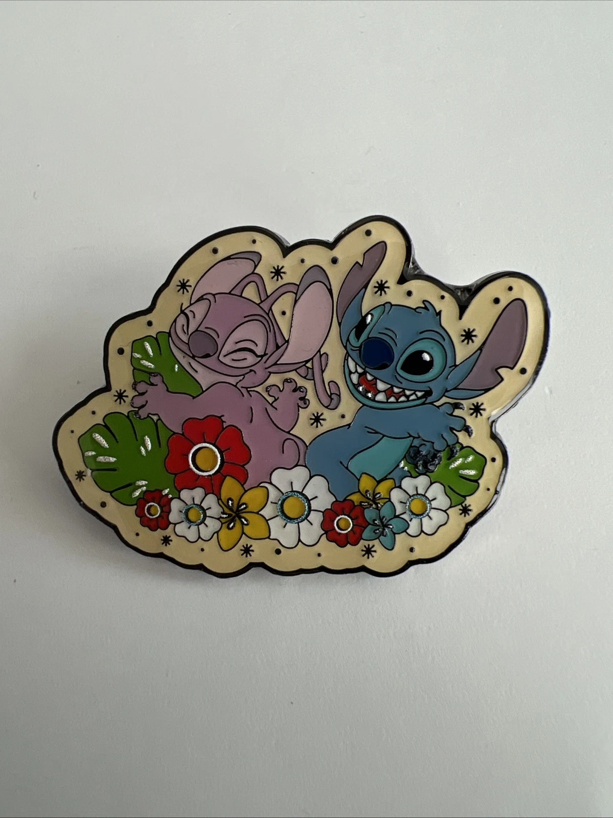 Disney Loungefly Stitch & Angel Floral Portrait Pin Blind Box - Playful E5