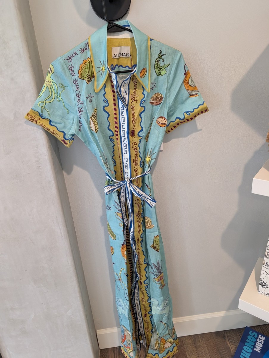 knee length dresses for ladies SURREALIST SUMMER V MINI DRESS