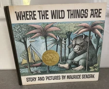 Where The Wild Things Are by Maurice Sendak 1963 Hardcover Book First Edition