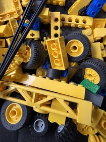 The LEGO 7633 City Construction Site Parts Lot Crane 