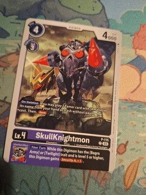 SkullKnightmon P-115 Near Mint Unbespielte Digimon Karte