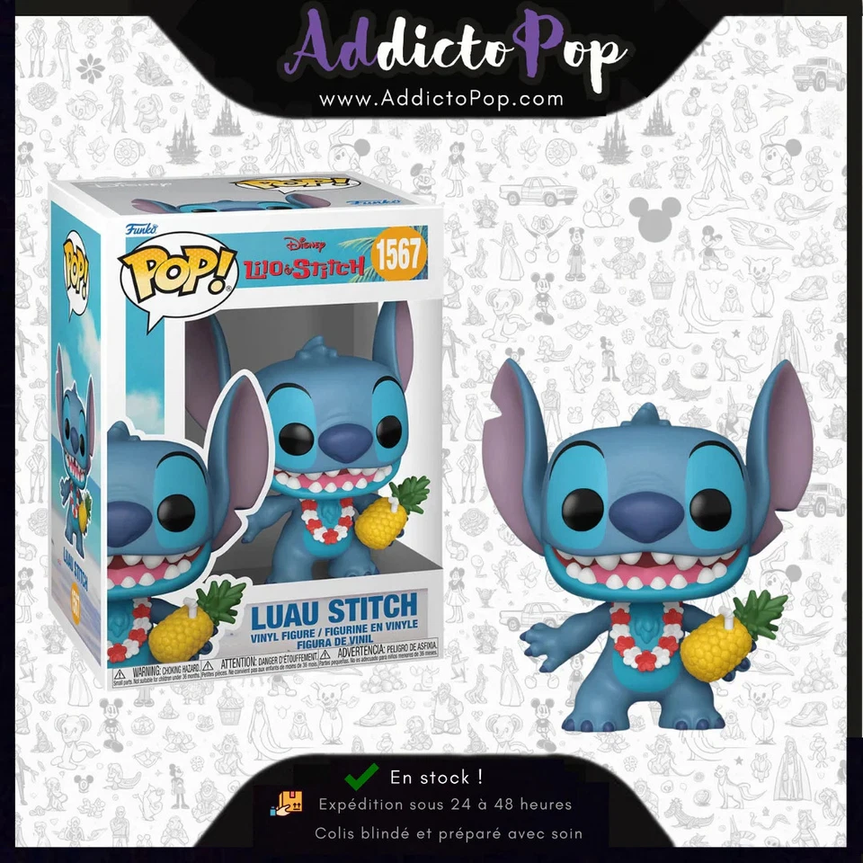 Funko Pop! Disney Lilo & Stitch [1567] - Luau Stitch - Photo 1/1