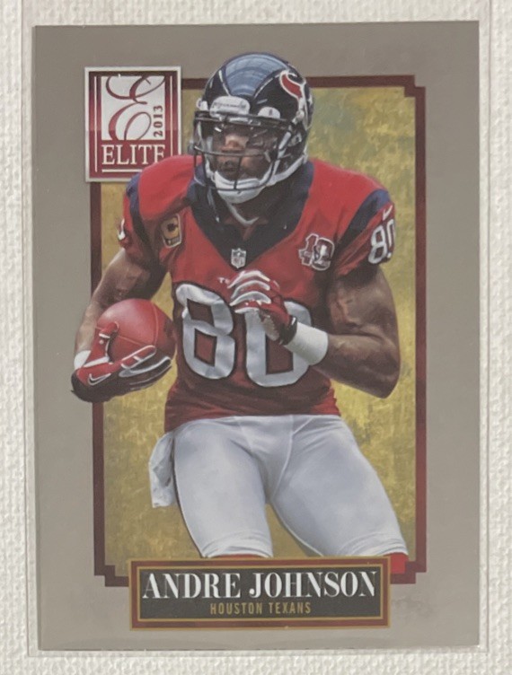 2013 Elite Football Andre Johnson Card #41 Texans Complete Your Set!