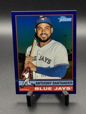 2025 Topps Heritage High Number - Anthony Santander #703 Chrome Blue Border /150
