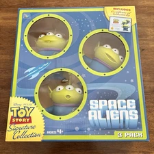 Disney Pixar Toy Story Signature Collection Space Aliens 3 Pack COA Thinkway