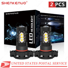 5202 Led Fog Light Bulbs Golden Yellow For Chevrolet Silverado 1500 2008-2015 2x