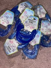 100 Piece Blue Rubber Bracelets Rings NEW Bracelets Rings Jelly Bracelets Bangle